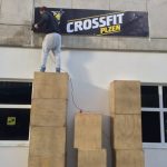 CrossFit Plzeň - instalace poutacího baneru