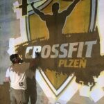 CrossFit Plzeň - sprejování / malování loga